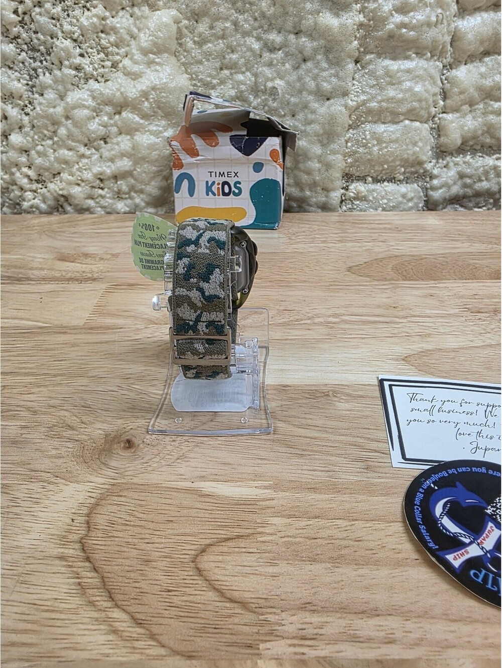 Timex Boys T71912 Time Machines Digital Green Camouflage Elastic Strap Watch - Picture 3 of 7